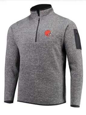 Antigua Cleveland Browns Fortune‎ Quarter-Zip Pullover Men’s Large NFL Football
